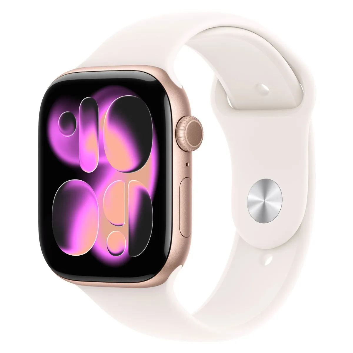 Apple Watch Series 11 46mm Rose Gold with Light Blush Sport Ba S/M