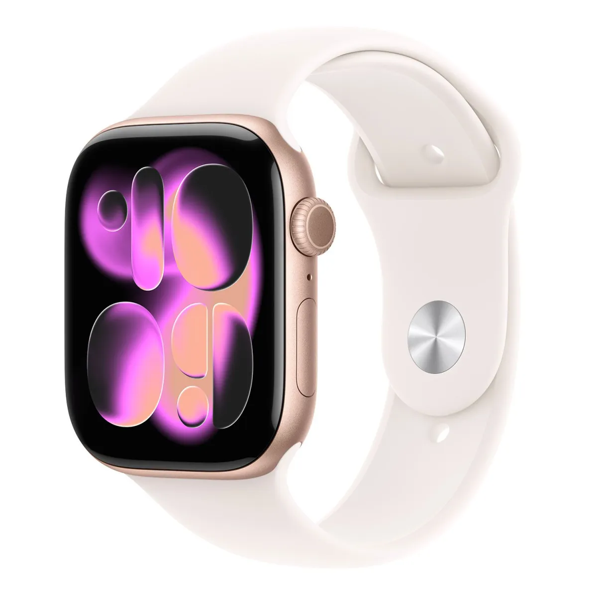 Apple Watch Series 11 46mm Rose Gold with Light Blush Sport Ba M/L