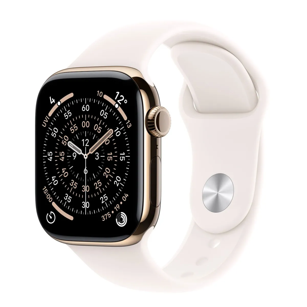 Apple Watch Series 11 Cell 42mm Gold Titanium with Light Blush SpBa S/M