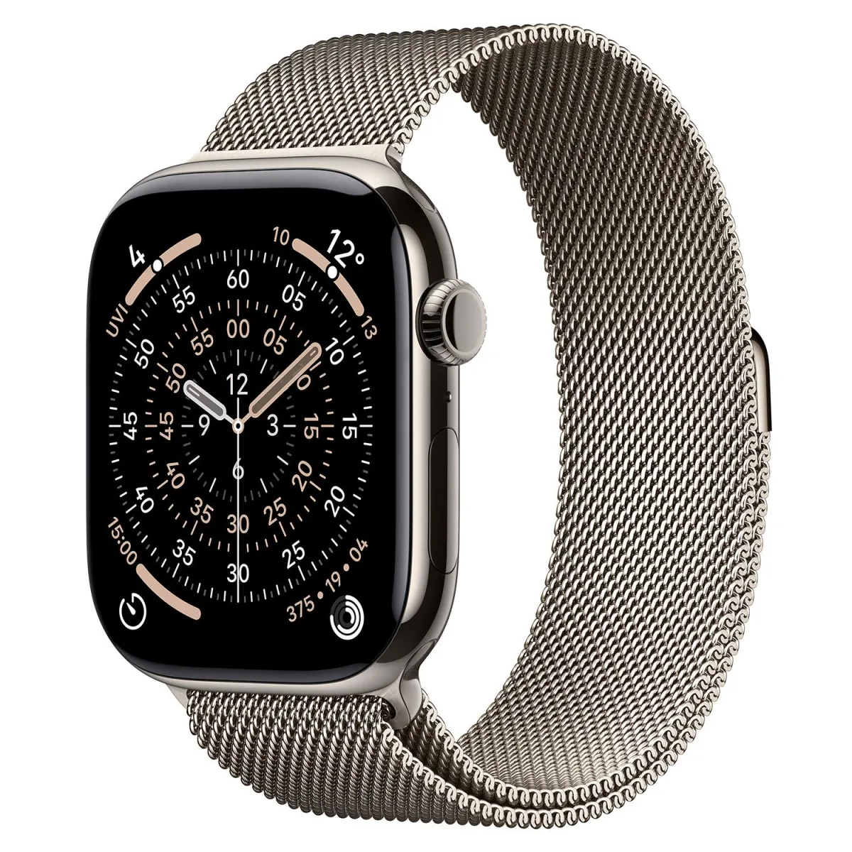 Apple Watch Series 11 Cell 42mm Natural Titanium with Natural Milanese Loop