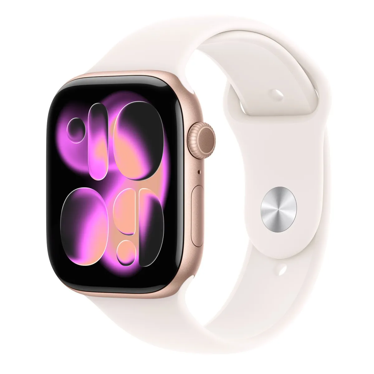 Apple Watch Series 11 Cell 42mm Rose Gold with Light Blush Sport Band S/M