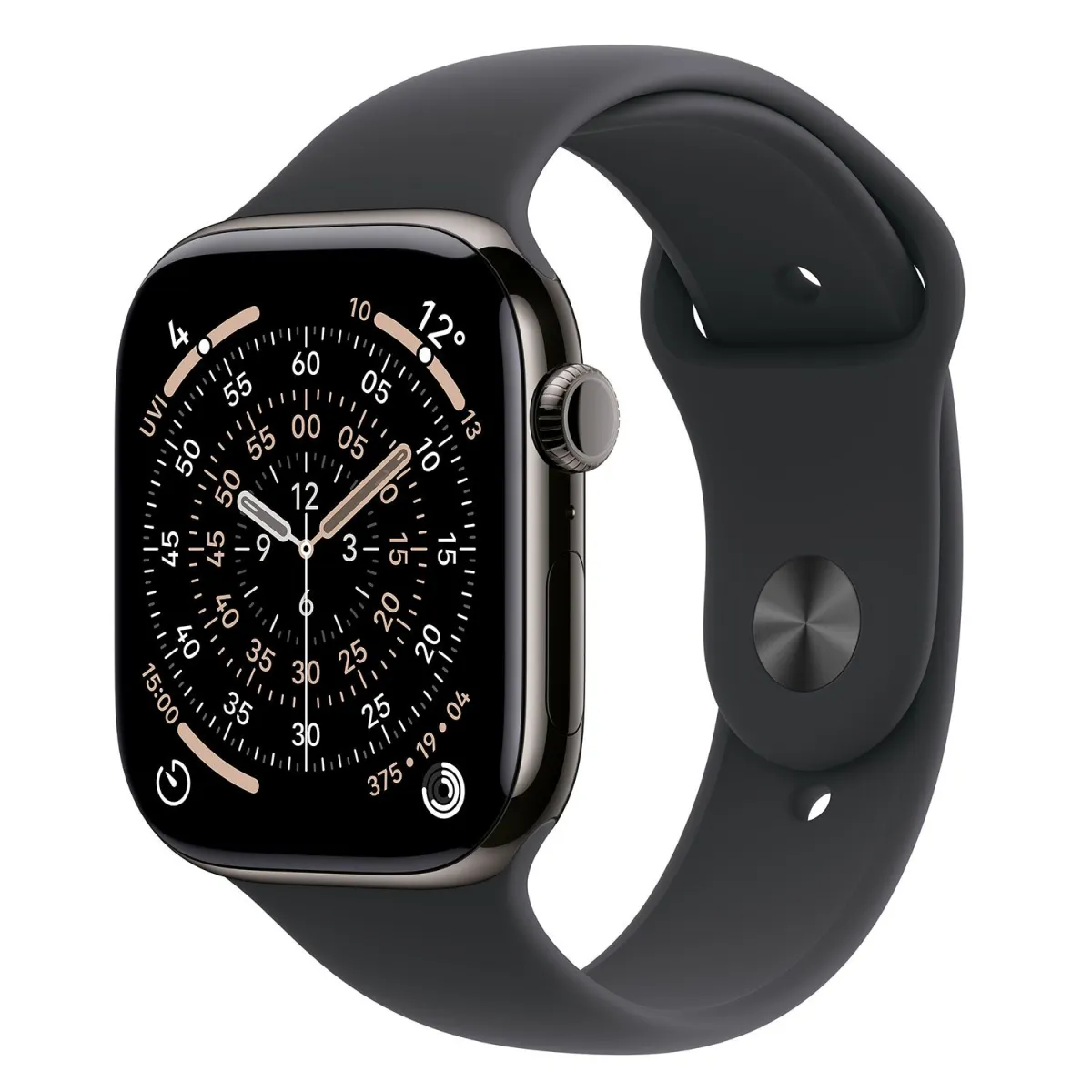 Apple Watch Series 11 Cell 42mm Slate Titanium with Black SportBand S/M
