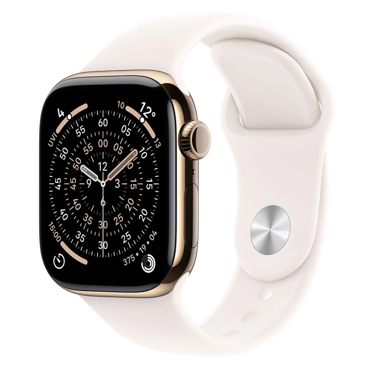 Apple Watch Series 11 Cell 46mm Gold Titanium Light Blush Sport Band M/L