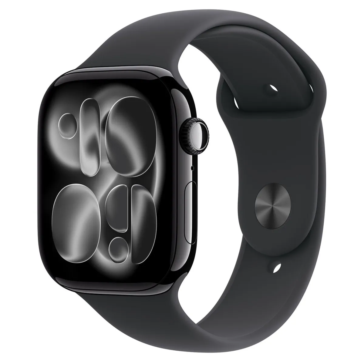 Apple Watch Series 11 Cell 46mm Jet Black with Black Sport Band S/M