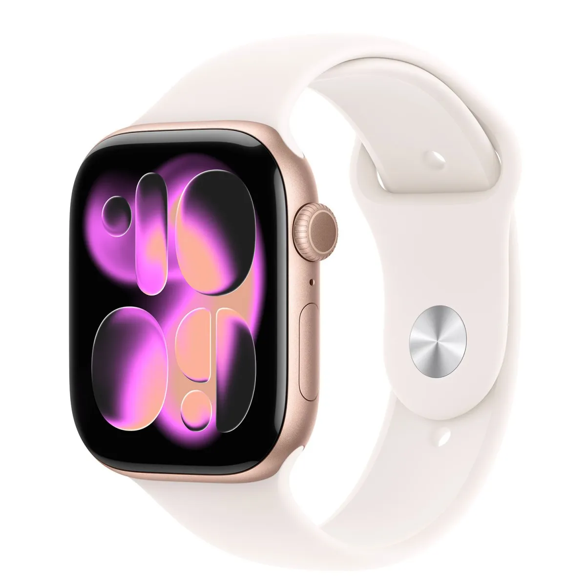 Apple Watch Series 11 Cell 46mm Rose Gold with Light Blush Sport Band M/L