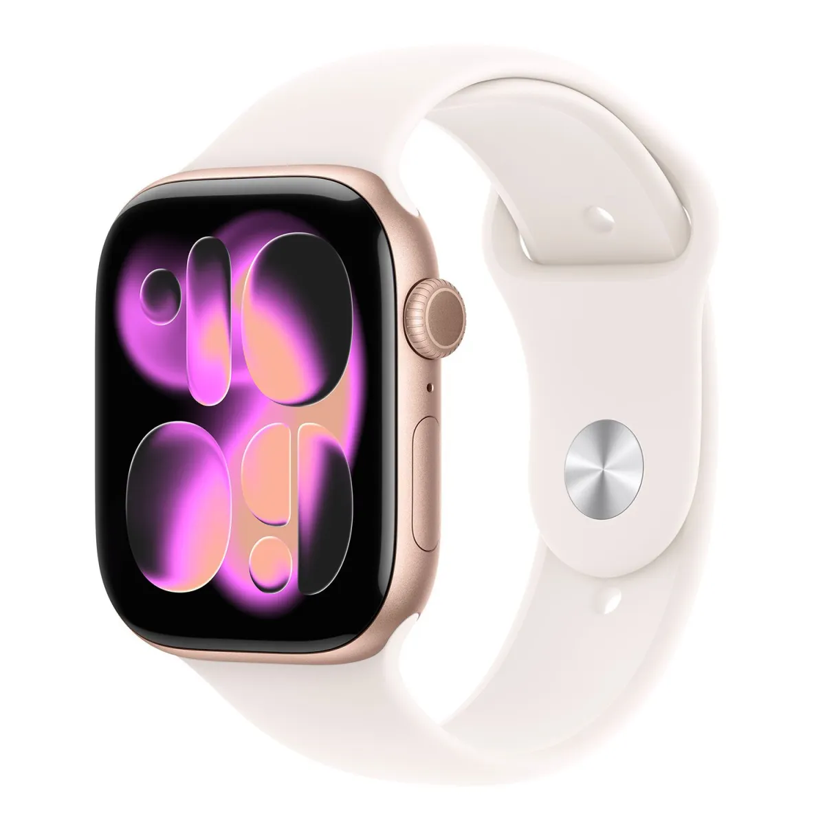 Apple Watch Series 11 Cell 46mm Rose Gold with Light Blush Sport Band S/M