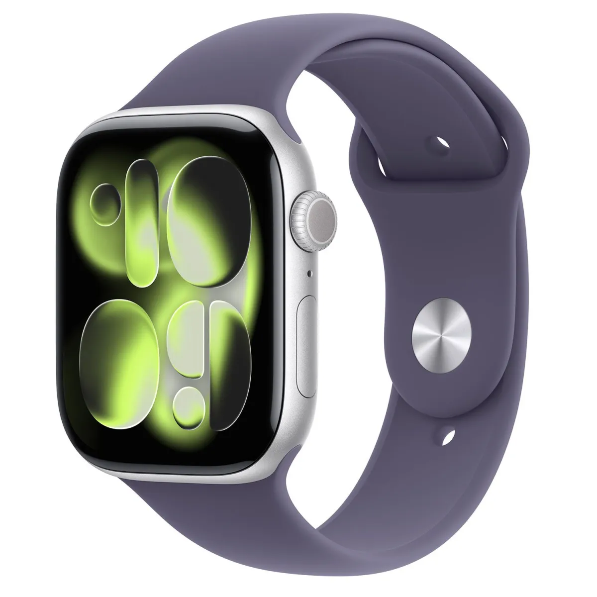 Apple Watch Series 11 Cell 46mm Silver with Purple Fog Sport Band M/L