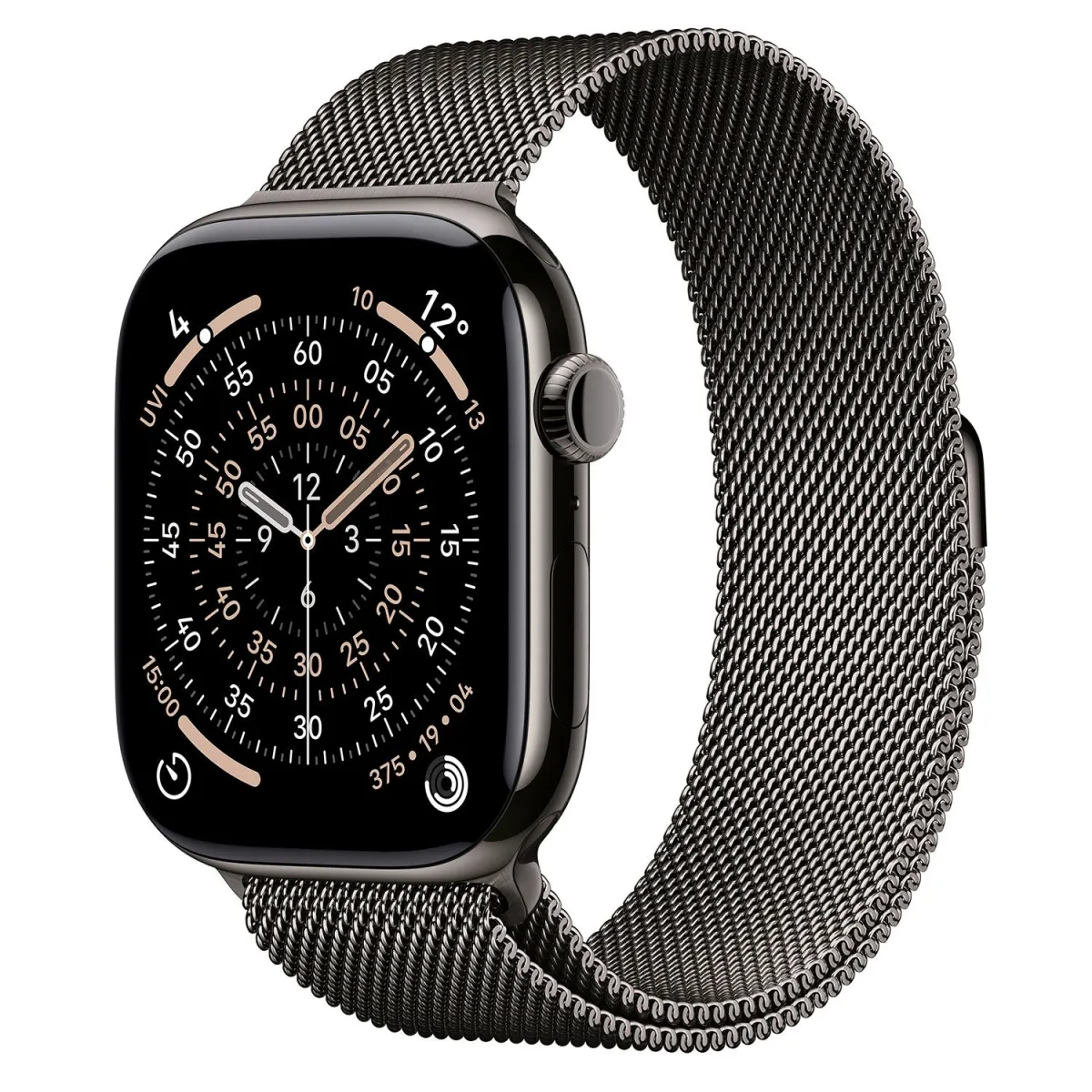 Apple Watch Series 11 Cell 46mm Slate Titanium with Slate Milanese Loop S/M