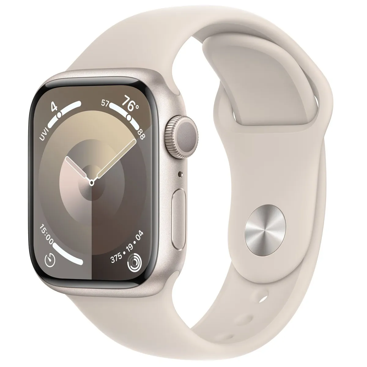 Apple Watch Series 9 41mm Starlight Case Starlight Sport S/M