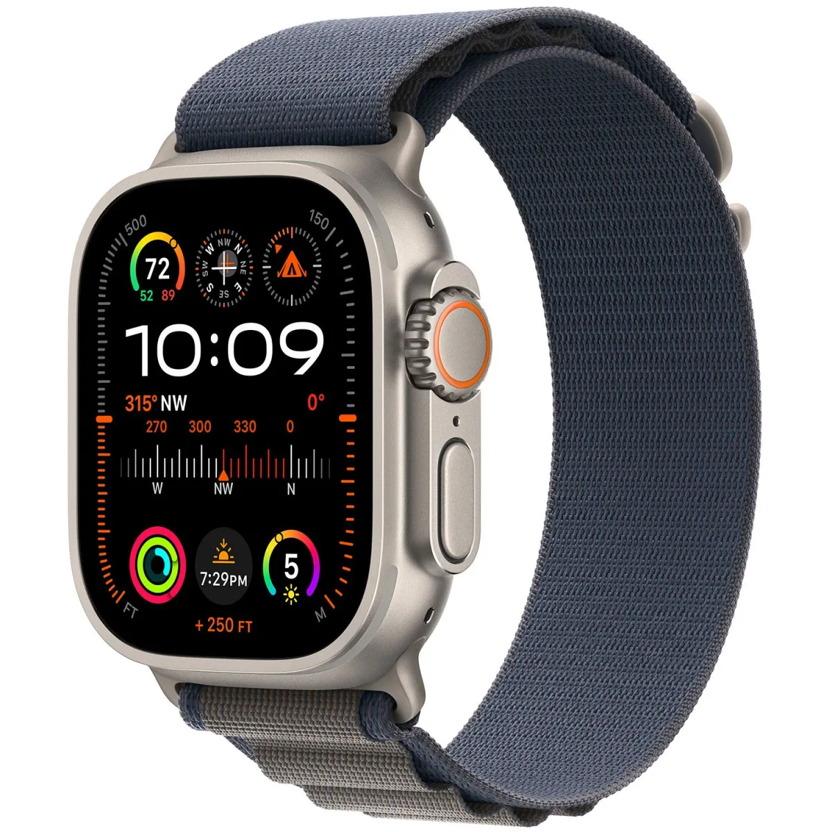 Apple Watch Ultra 2 49mm Blue Alpine Loop Medium