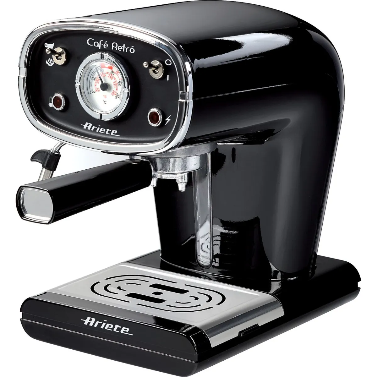 Ariete Καφετιέρα Espresso Χειροκίνητη 1388 Retro Black