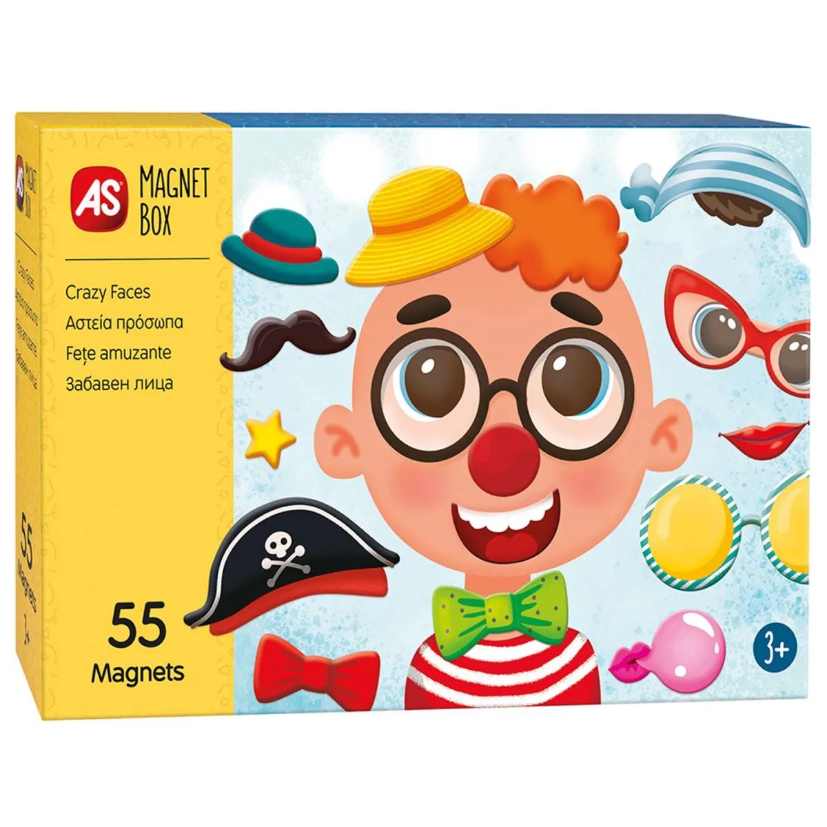 AS Magnet Box Αστεία Πρόσωπα