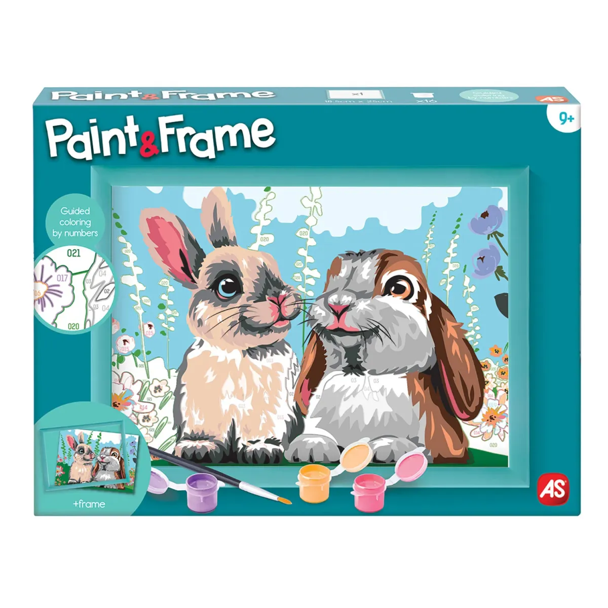 AS Paint & Frame Cute Bunnies