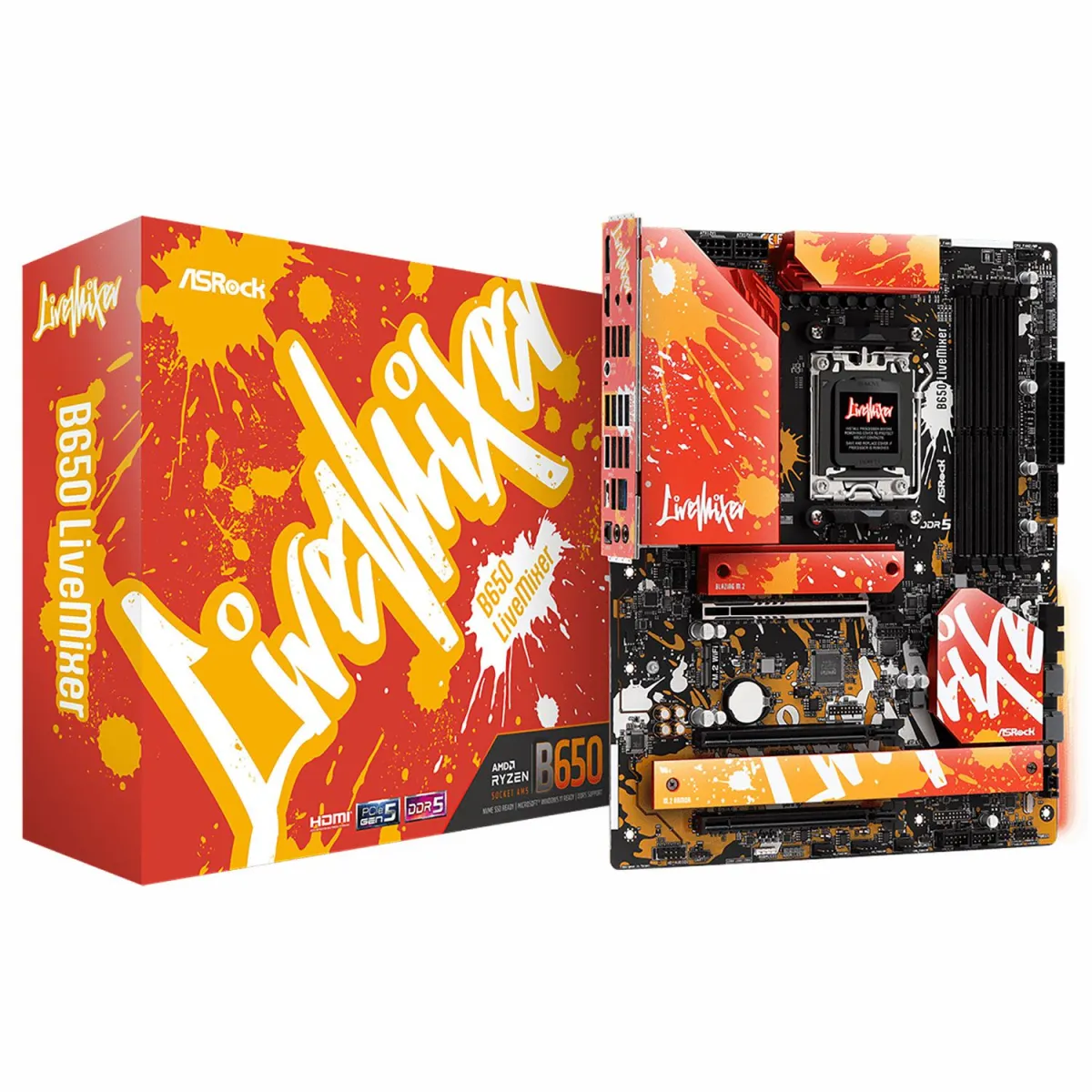 Asrock Motherboard B650 LIVEMIXER (B650/AM5/DDR5)