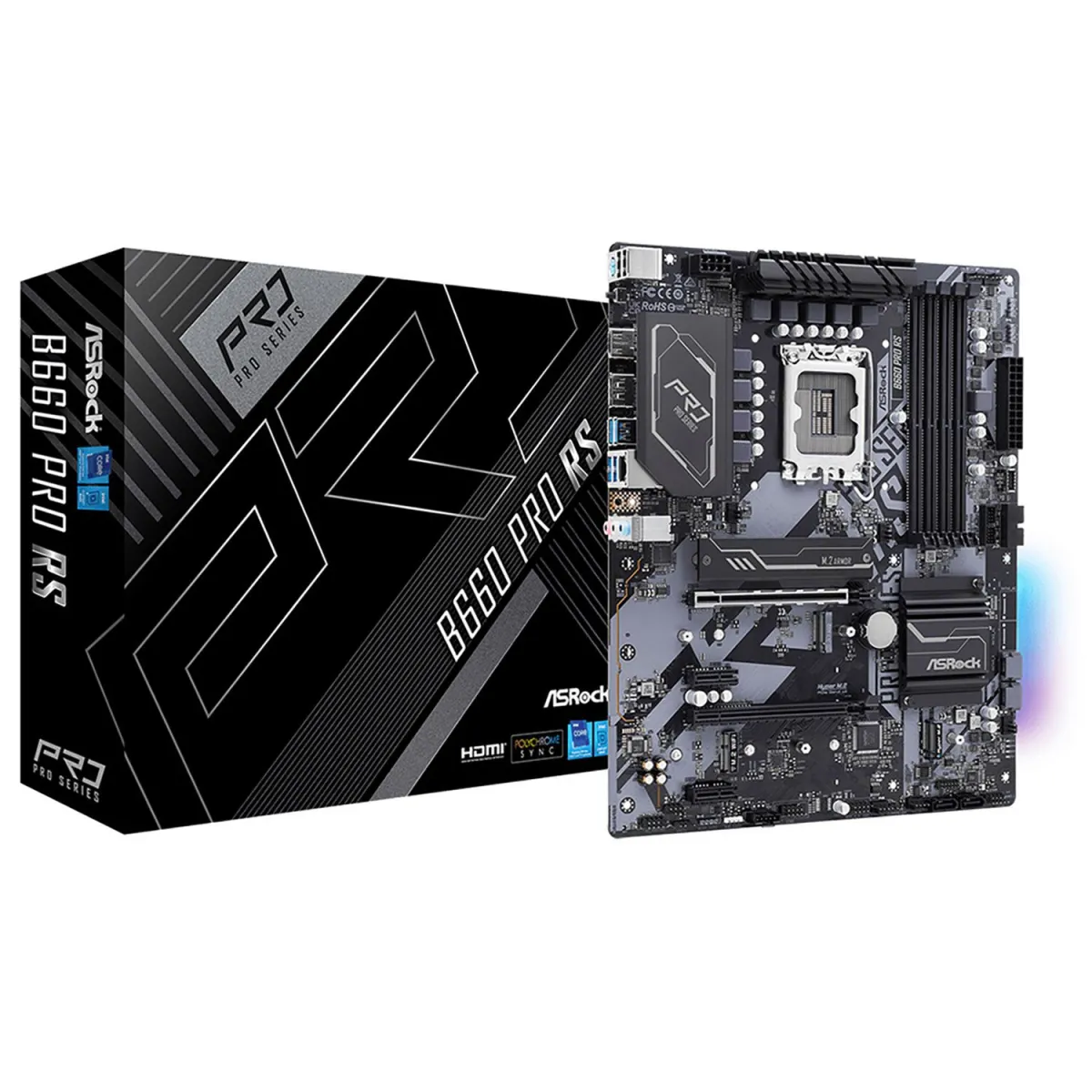 Asrock Motherboard B660 PRO RS (B660/1700/DDR4)