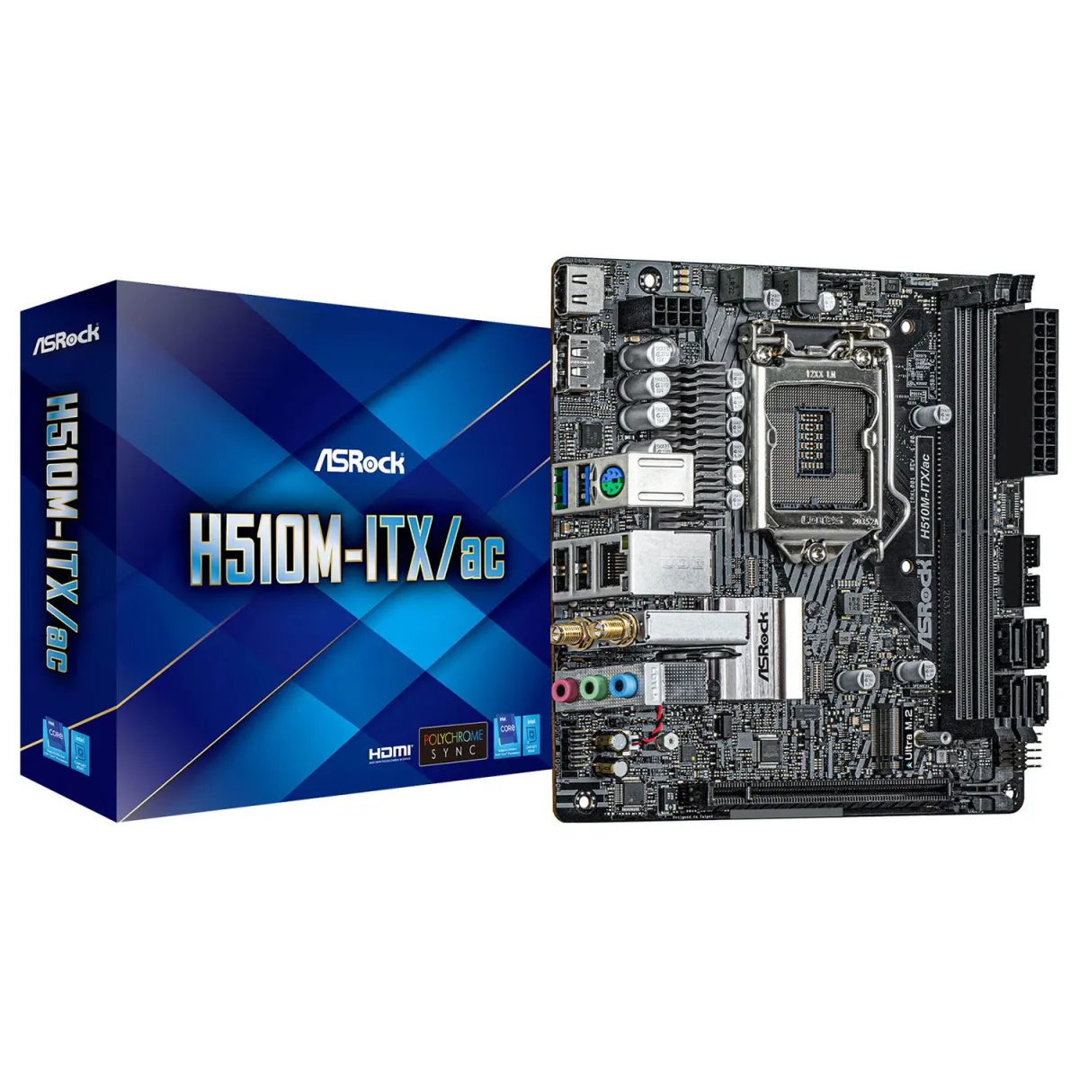 Asrock Motherboard H510M-ITX/AC