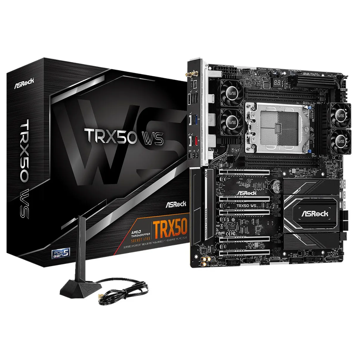 Asrock Motherboard TRX50 WS (TRX50/sTR5/DDR5)