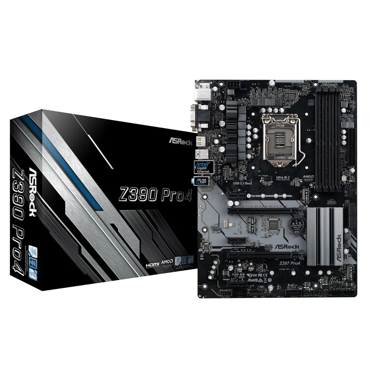Asrock Motherboard Z390 PRO4 (Z390/1151/DDR4)