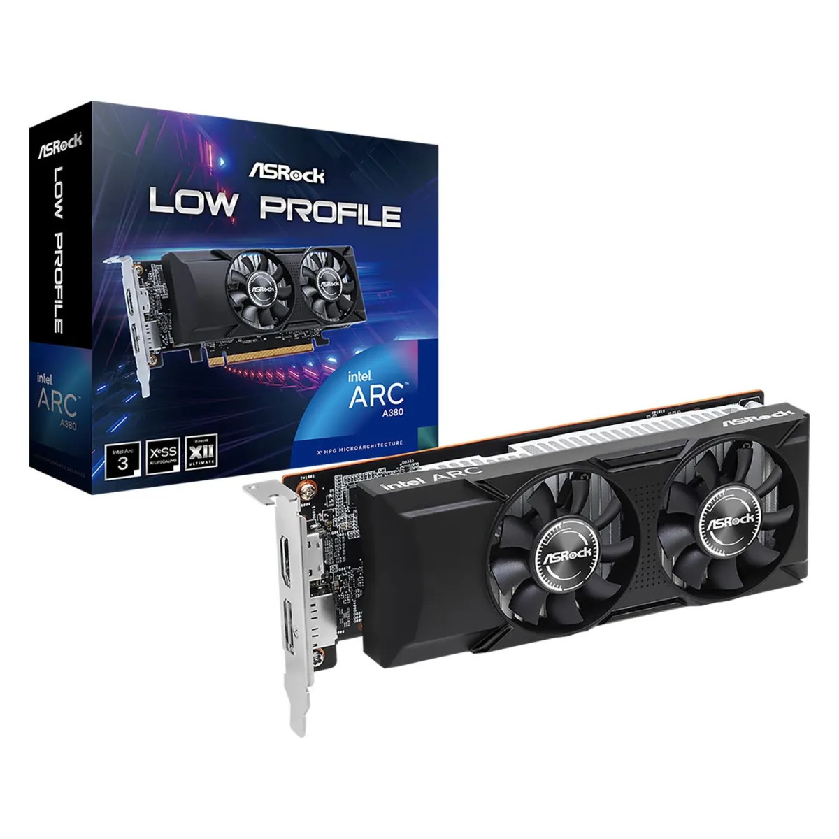 Asrock VGA Intel ARC A380 Low Profile 6 GB