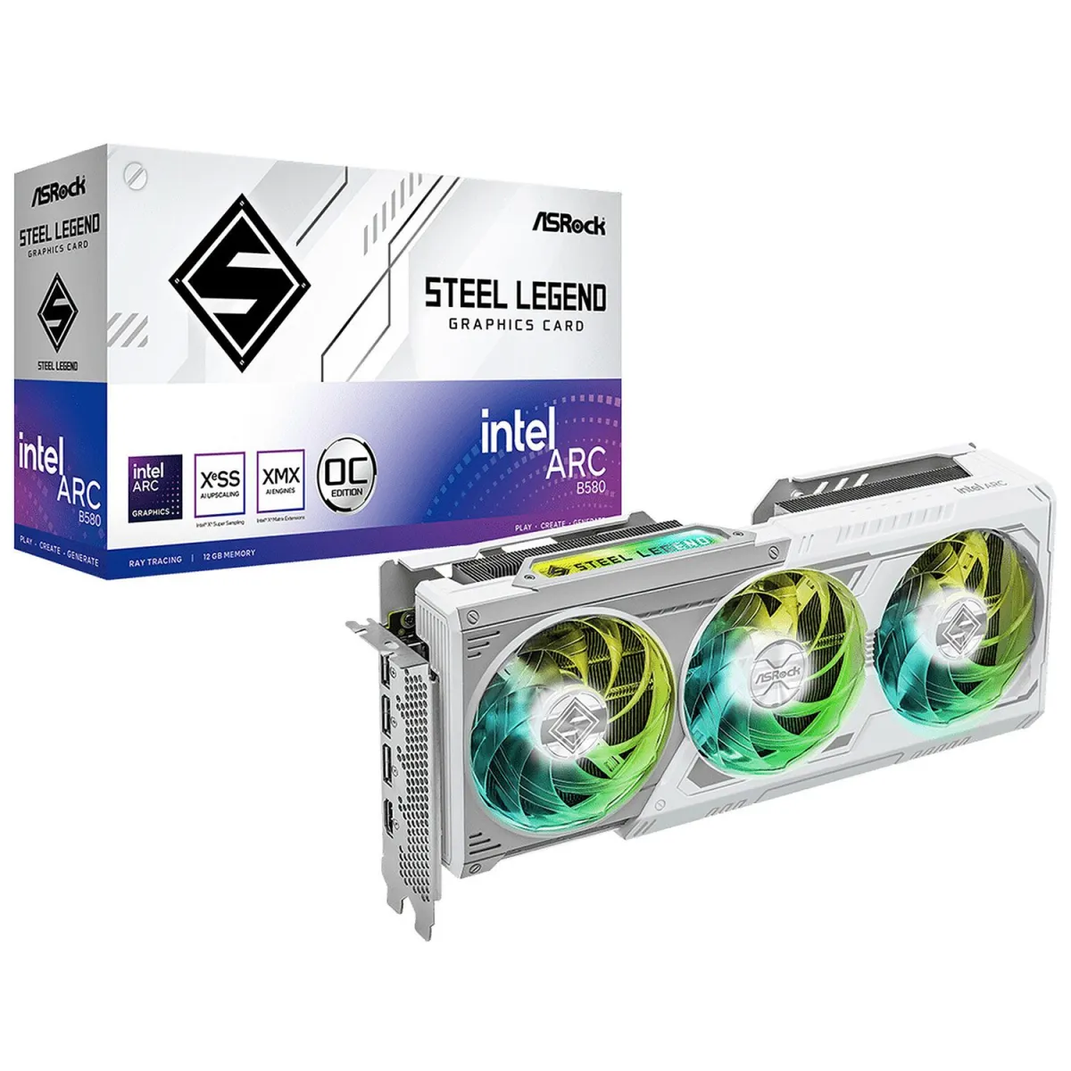 Asrock VGA Intel ARC B580 Steel Legend OC 12 GB