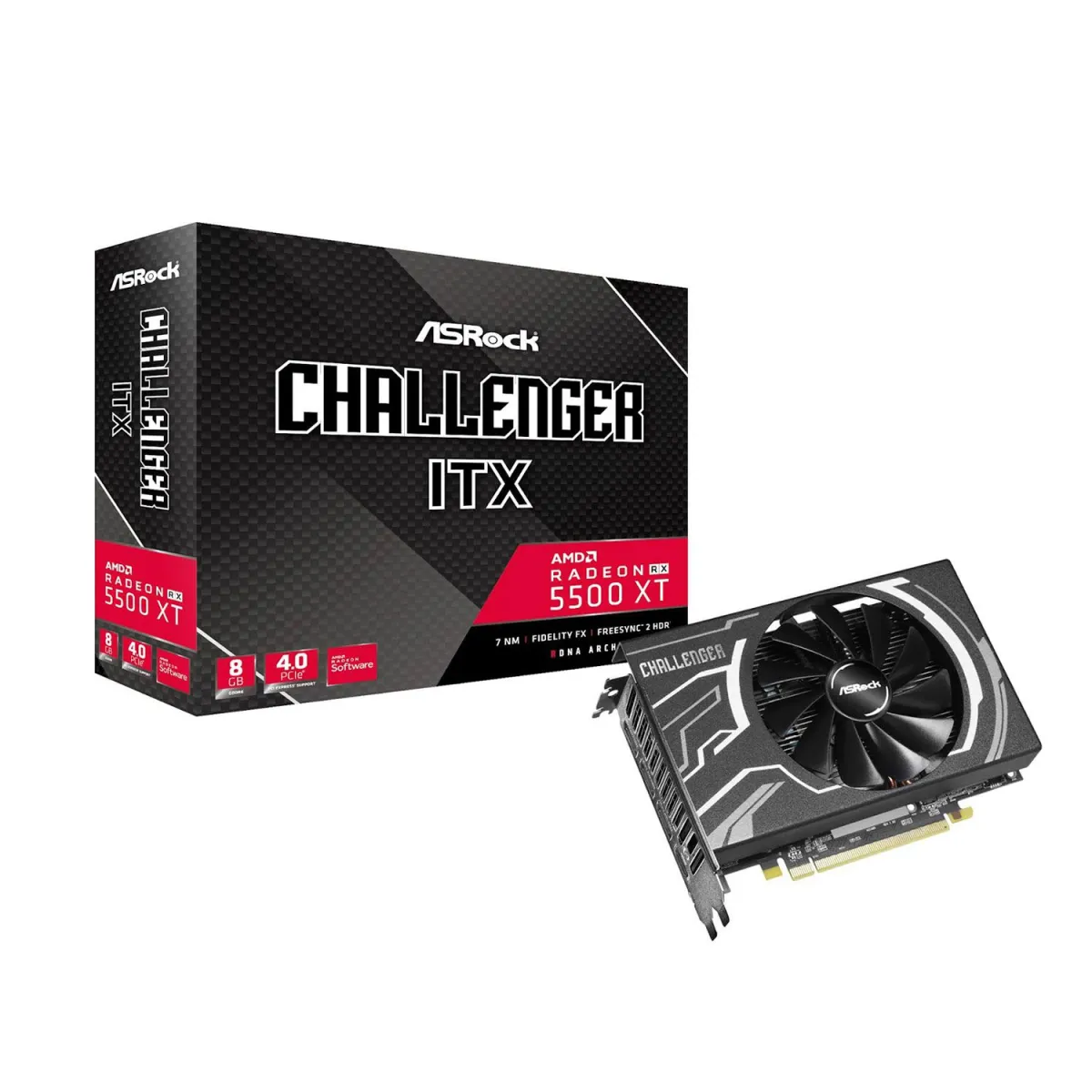 Asrock VGA Radeon RX 5500 XT Challenger ITX 8 GB
