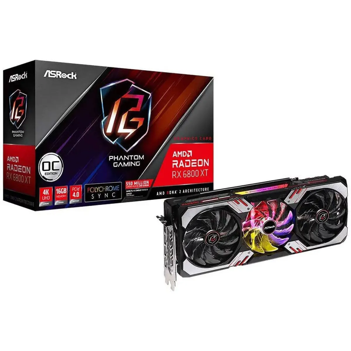 Asrock VGA Radeon RX 6800 XT Phantom Gaming OC 16 GB