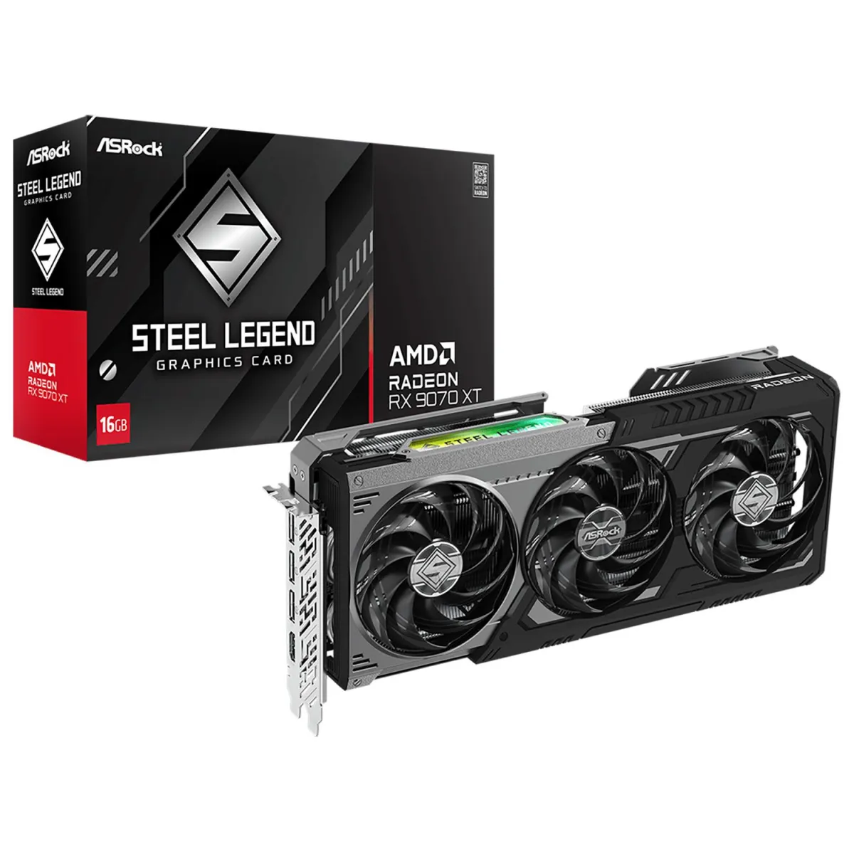 Asrock VGA Radeon RX 9070 XT Steel Legend 16 GB