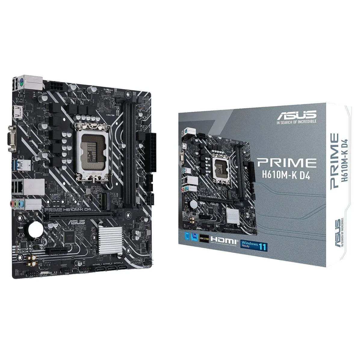 Asus Motherboard H610 Prime M-K D4 (H610/1700/DDR4)