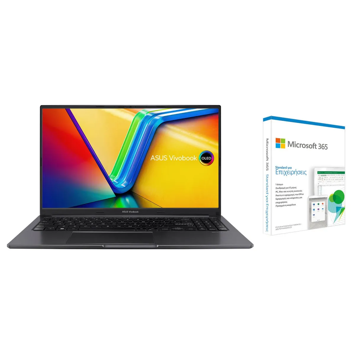 Asus Vivobook X1505VA + Microsoft 365 Business Laptop 15.6" OLED (Core i7 13620H/16 GB/1 TB/Iris X Graphics/