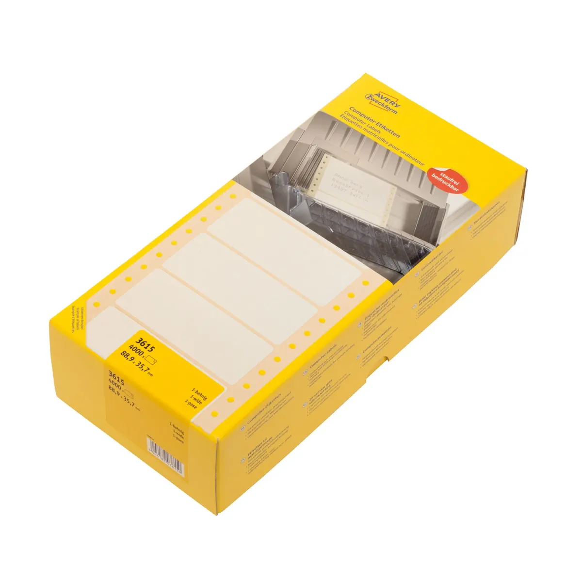 Avery Zweckform Ετικέτες Dot Matrix 88,9x35,7mm 4.000 τεμ.