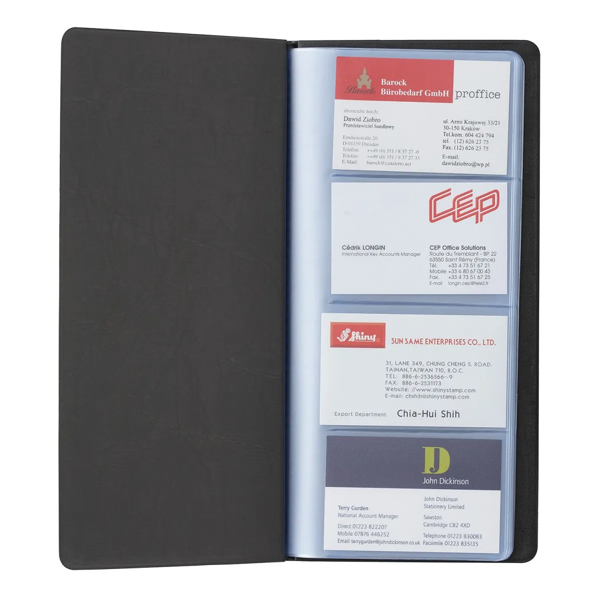 Bantex Ντοσιέ Επαγγελματικών Καρτών 11x24cm