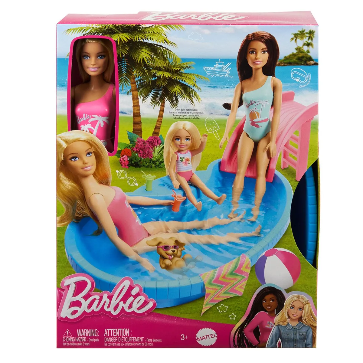 Barbie Εξωτική Πισίνα με Κούκλα