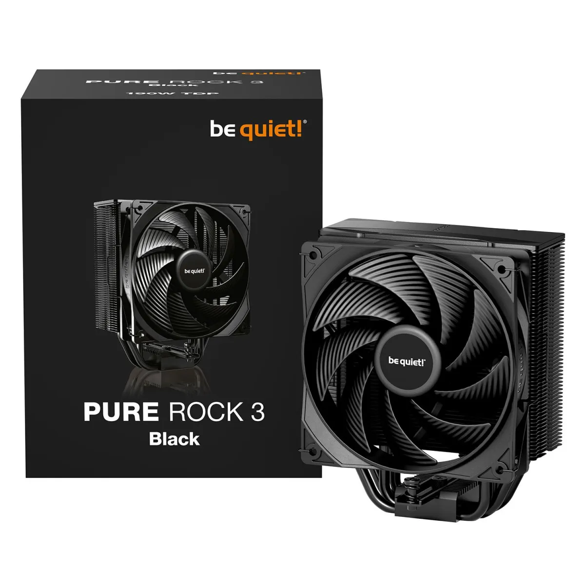 Be Quiet! CPU Cooler PURE ROCK 3 BLACK