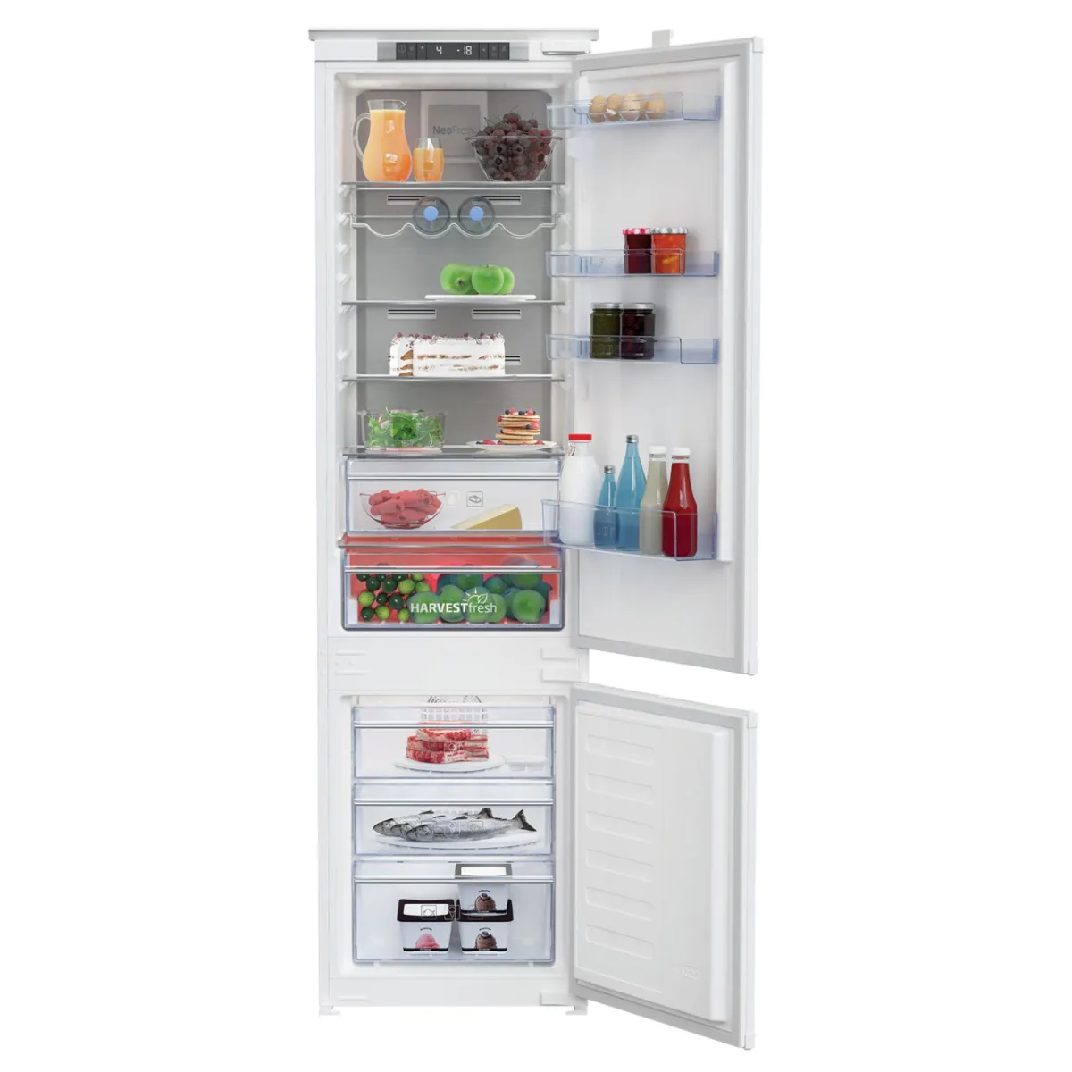 Beko BCNA306E4SN Ψυγειοκαταψύκτης Λευκό