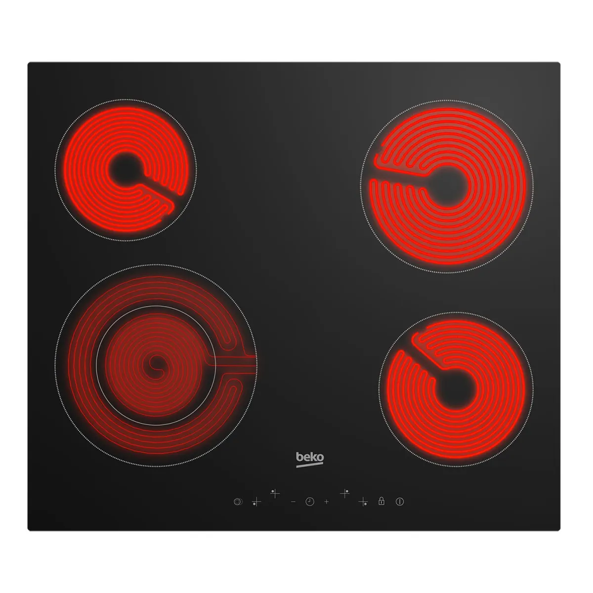Beko HIC 64402 E Εστίες Κεραμικές