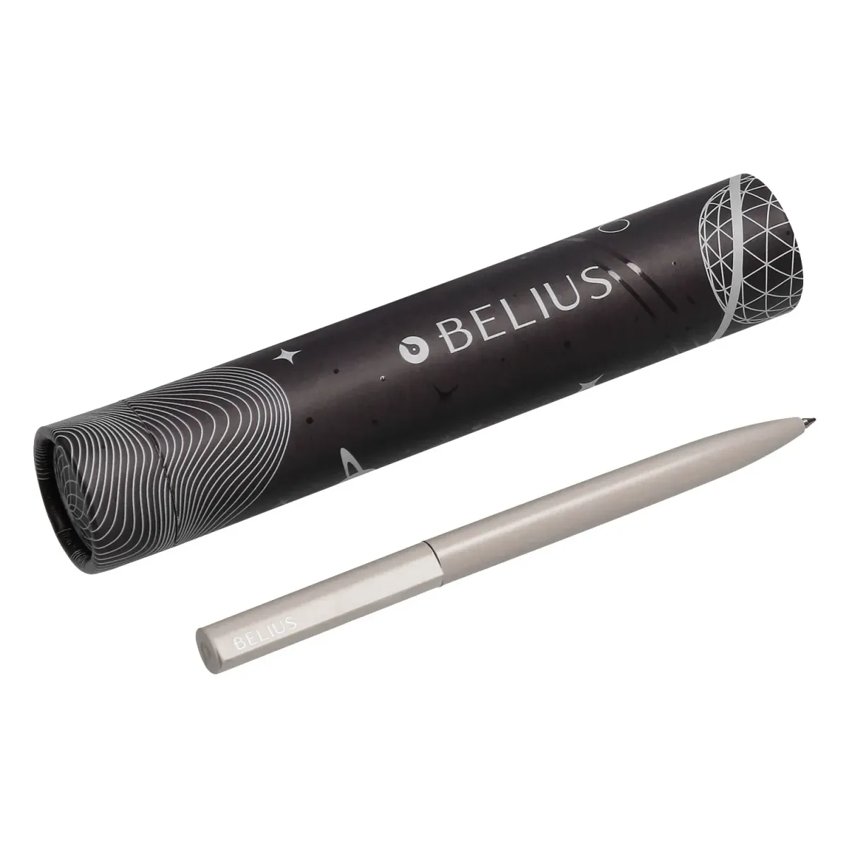 Belius Στυλό Διαρκείας Rocket B Grey Πάχος Μύτης 0.8mm