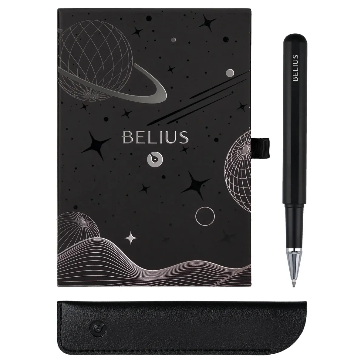 Belius Στυλό Υγρής Μελάνης Space B & Θήκη Πάχος Μύτης 0.7mm