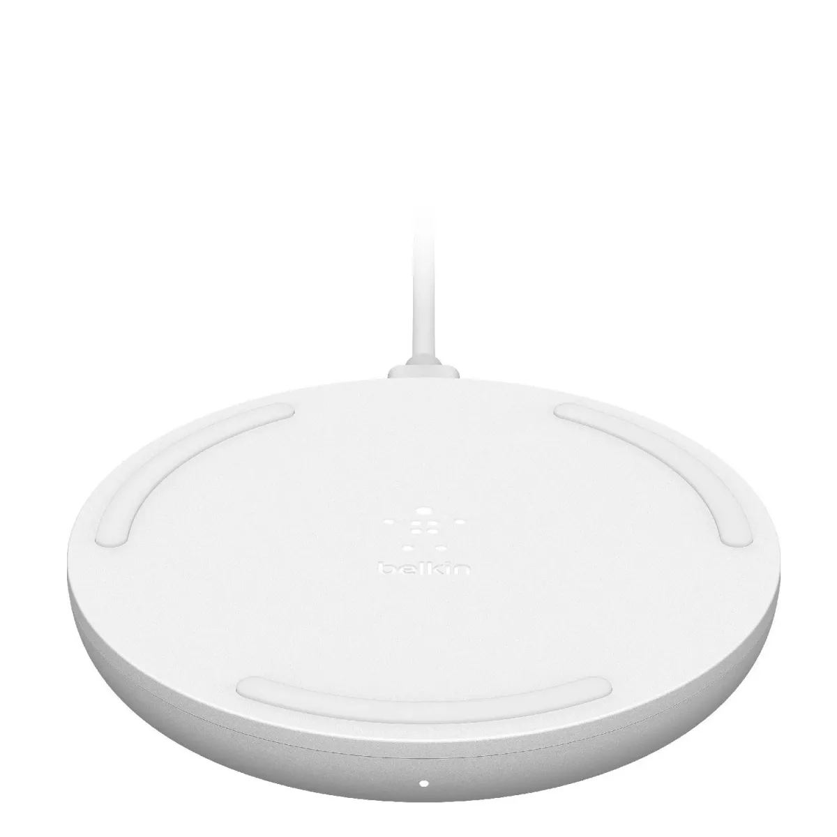 Belkin Ασύρματος Φορτιστής 1 Θέσης 10W Λευκό Με Καλώδιο