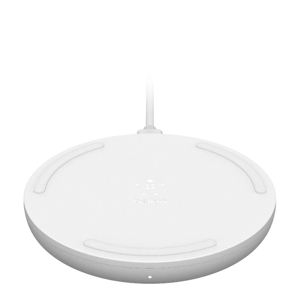 Belkin Ασύρματος Φορτιστής 1 Θέσης 10W Λευκό Με Καλώδιο