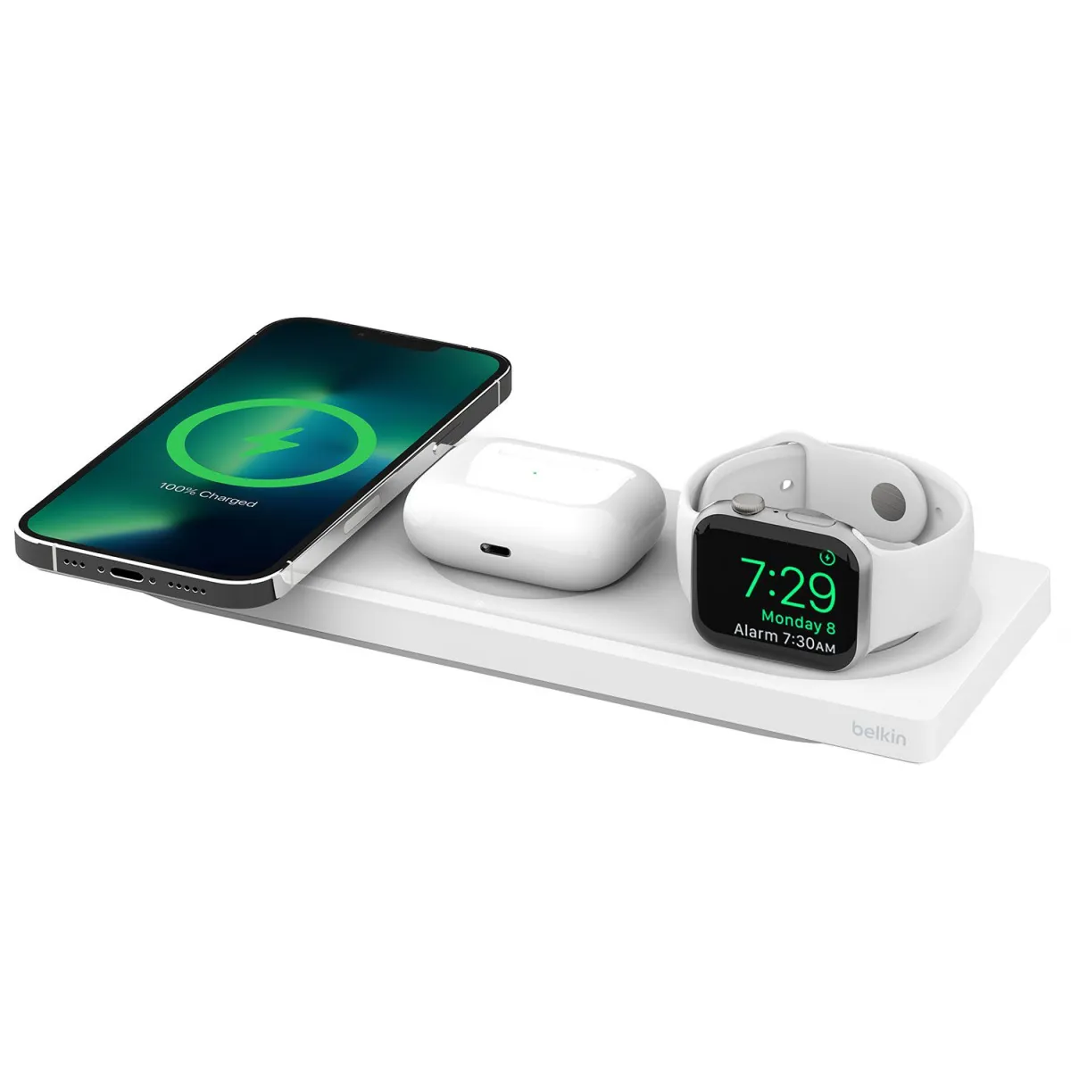 Belkin Boost Charge Pro MagSafe 3in1 φορτιστής, Λευκός