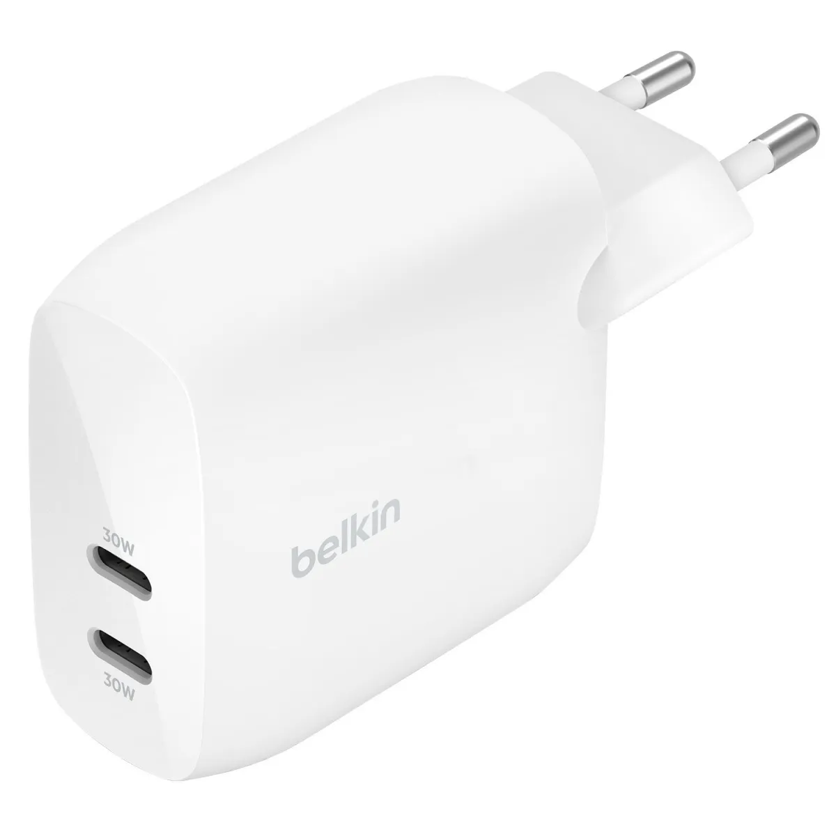 Belkin Φορτιστής PD 2 Θέσεων 60W Λευκό