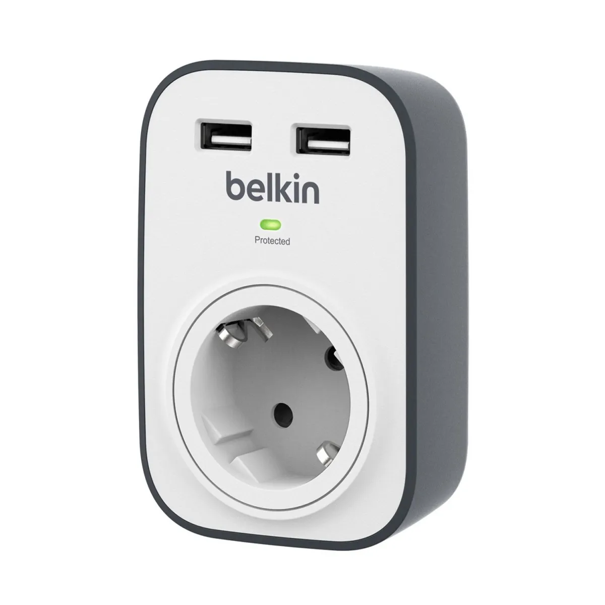 Belkin Μονή πρίζα Ασφαλείας με USB