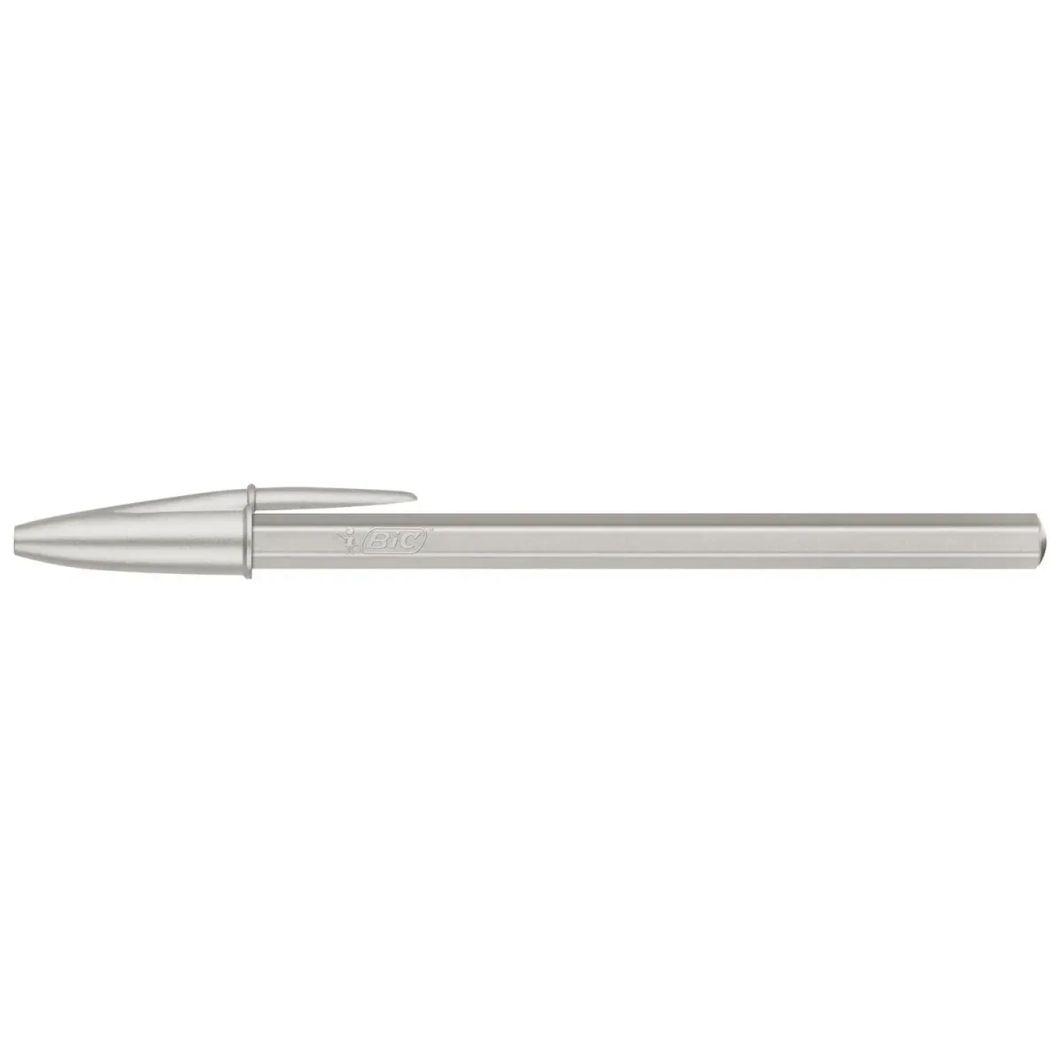 Bic Στυλό Διαρκείας Cristal Glace Silver Πάχος Μύτης 1.0mm