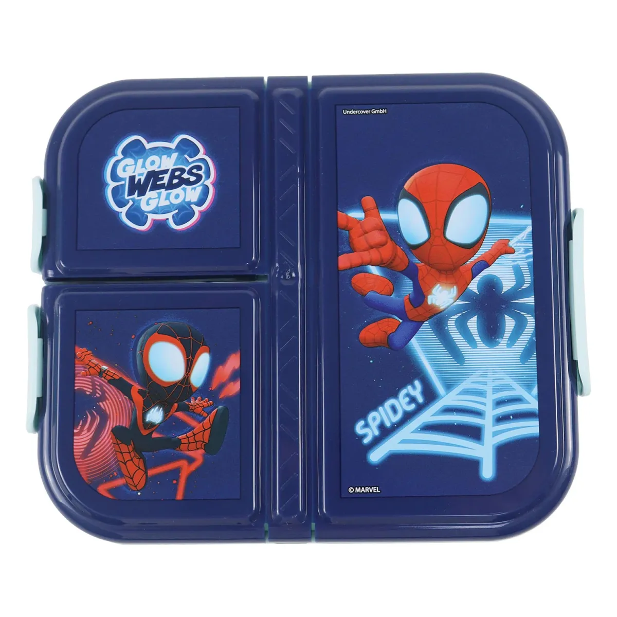 Bmu Φαγητοδοχείο 3 χώρων Spidey  900ml