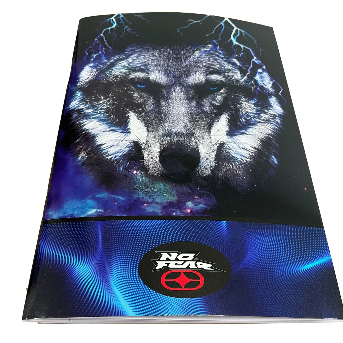 Bmu Τετράδιο Καρφίτσα No Fear Night Wolf-Just Now 40 Φύλλων