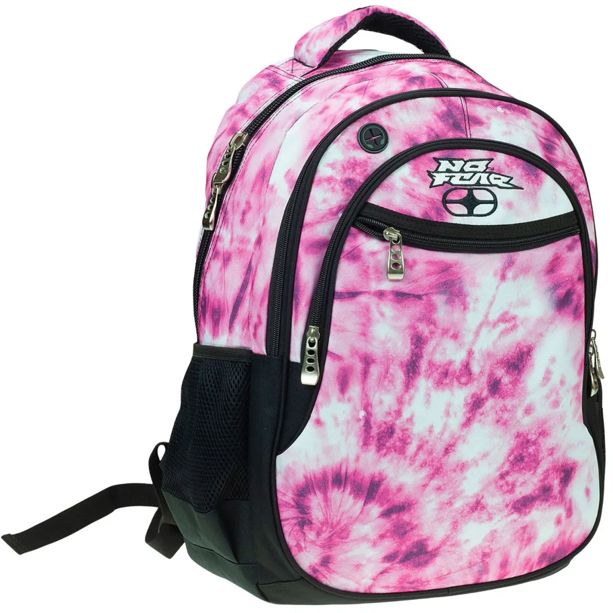 Bmu Τσάντα Πλάτης No Fear Tie Dye Fucshia & White
