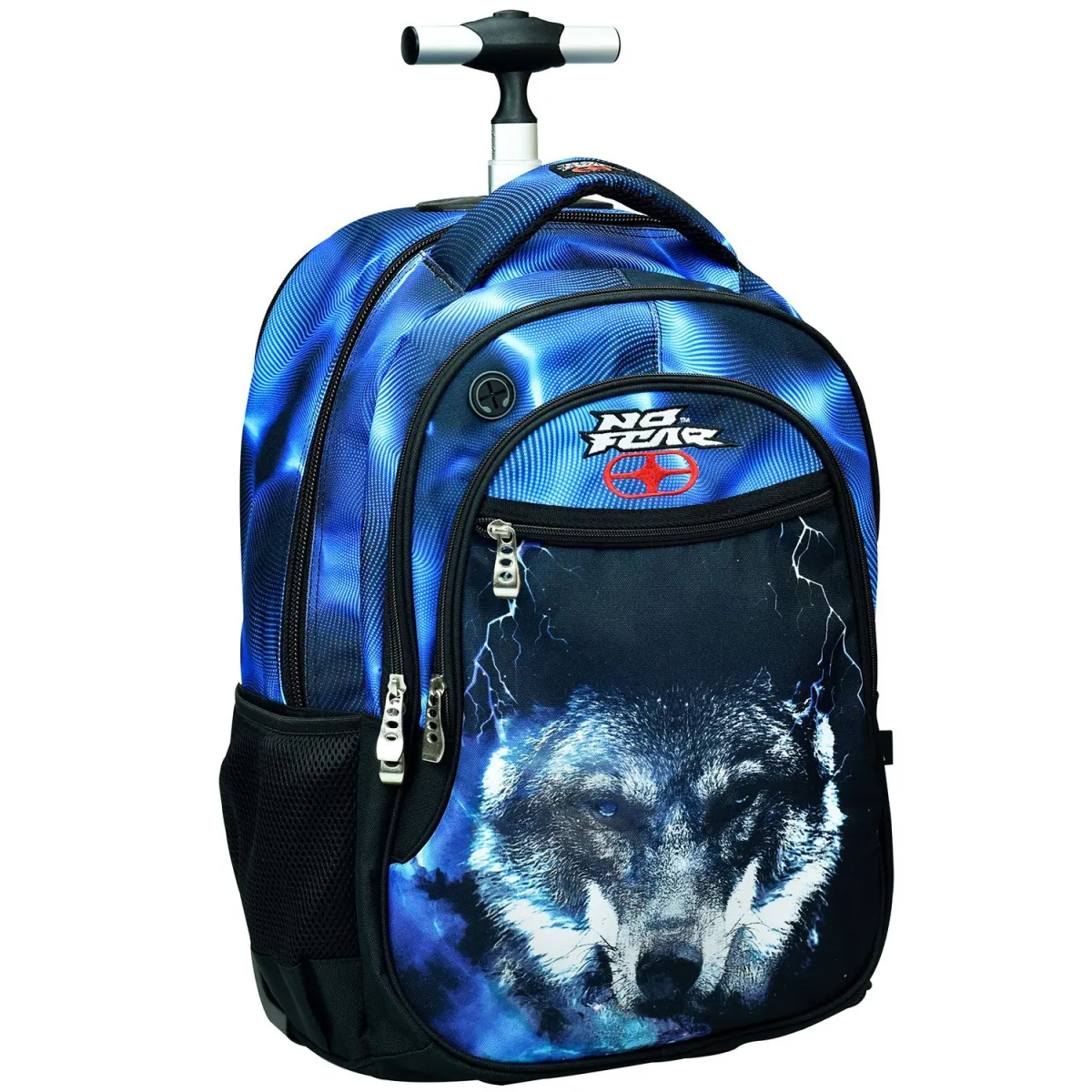 Bmu Τσάντα Trolley Δημοτικού No Fear Night Wolf