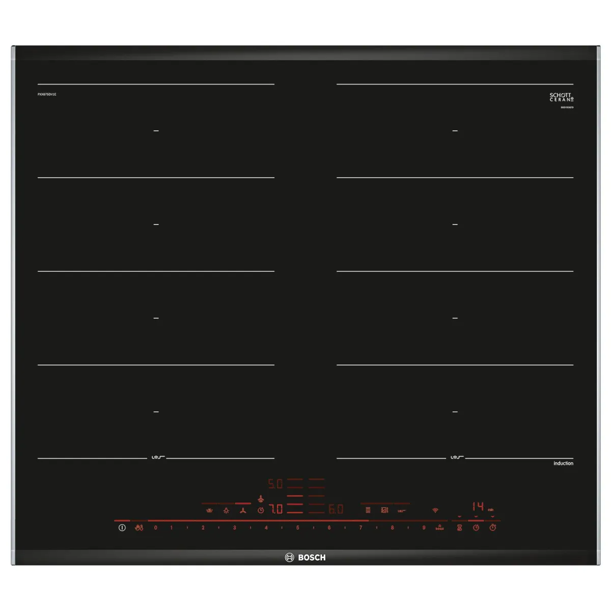 Bosch PXX675DV1E Εστίες Επαγωγικές