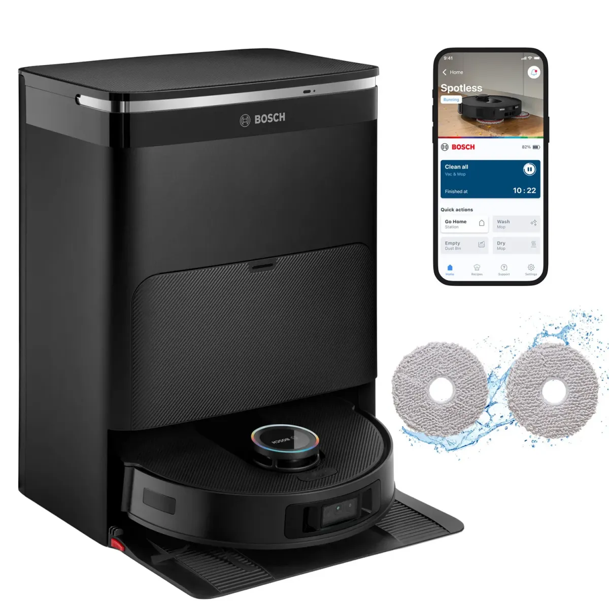 Bosch Σκούπα ρομπότ Spotless Max Cam BCRDW3BX