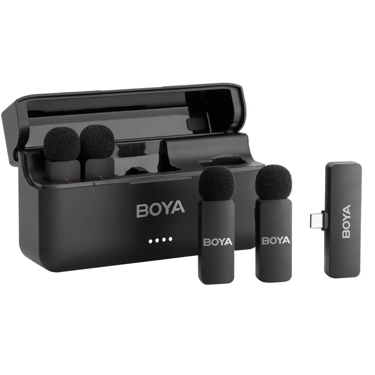 Boya BY-V4U Wireless 4-channel mini Lavalier USB-C 2.4GHz